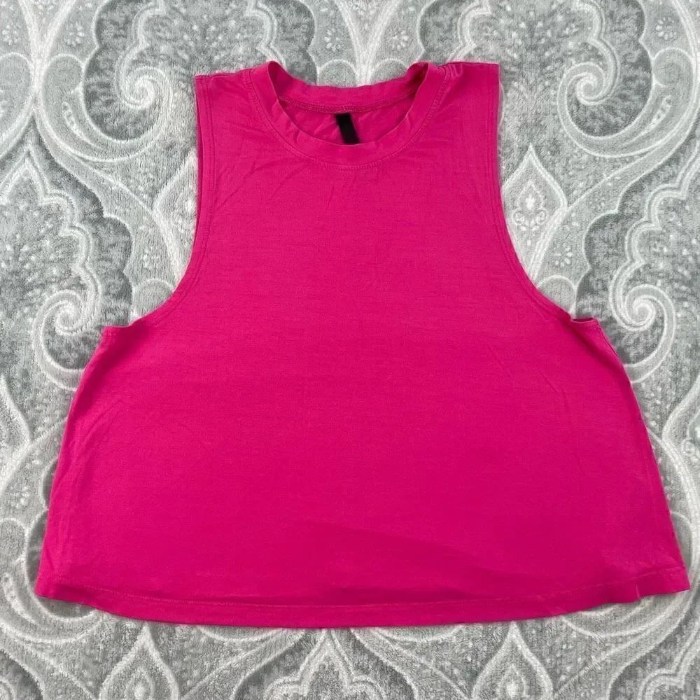 Womens Carbon 38 Cropped Tank